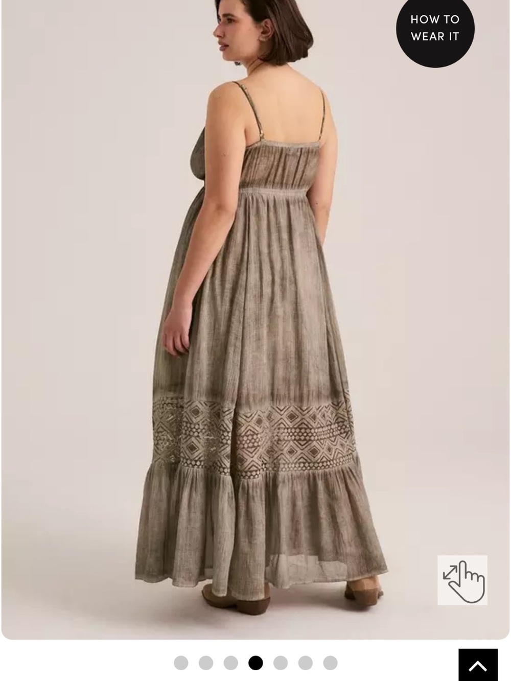Torrid FESTI Boho Tiered Maxi Dress size O/ 12/L - Picture 4 of 10